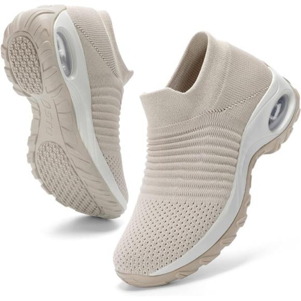 Breathable Work Shoes Women Arch Support Non Slip Walking